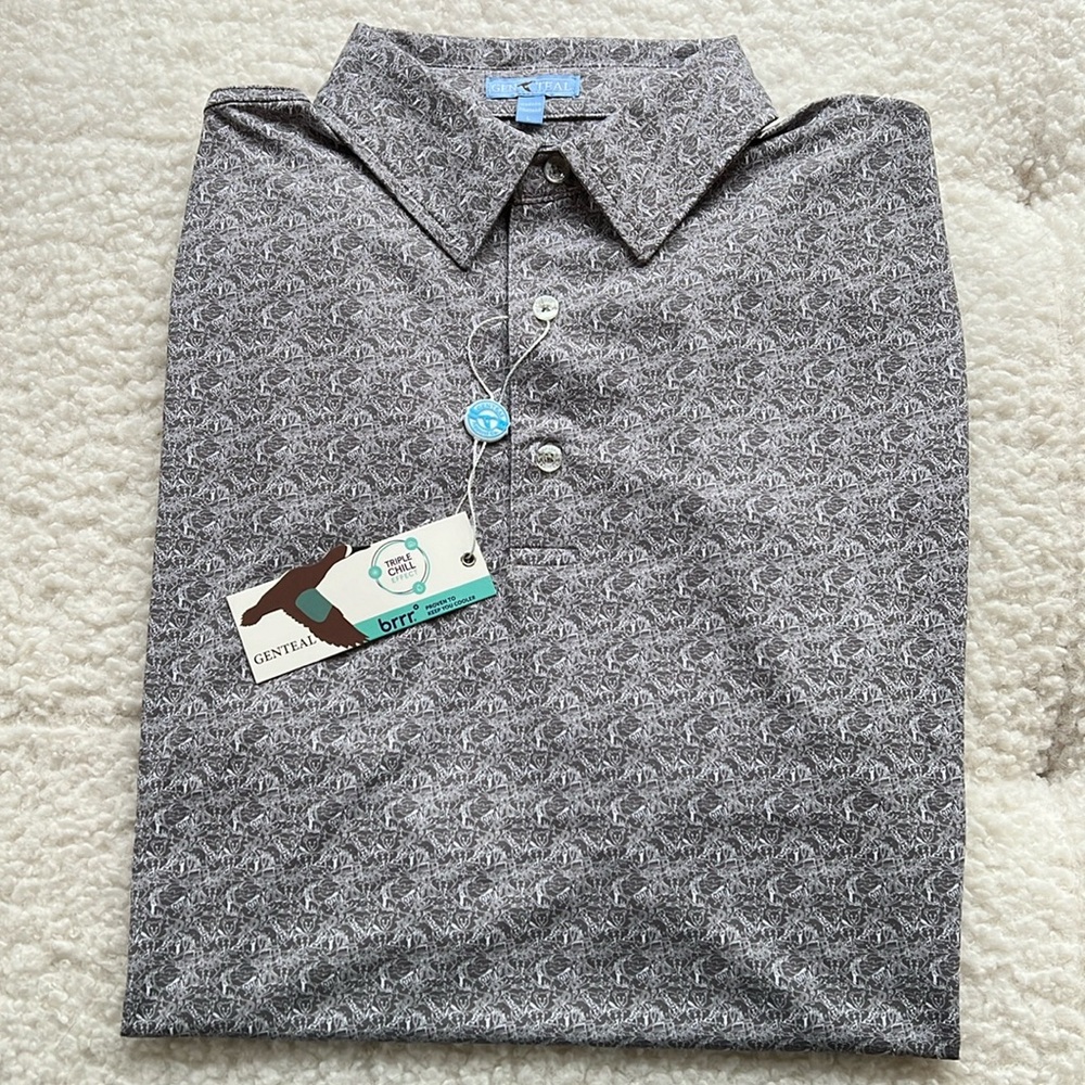 GENTEAL Men’s brrr Printed Polo
